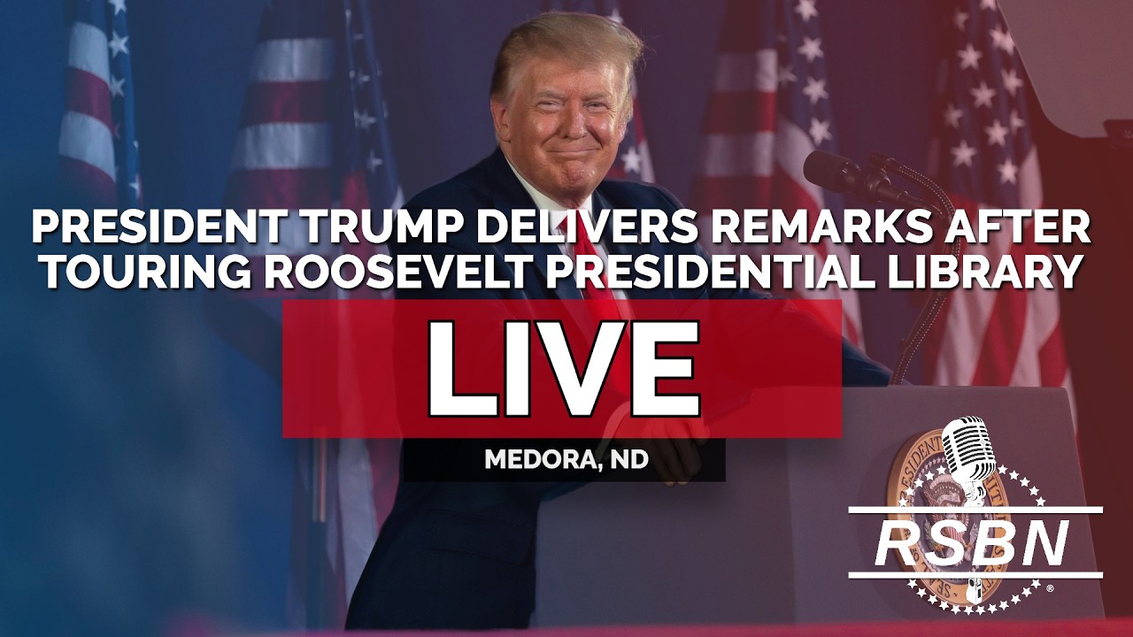 LIVE: Pres. Trump Delivers Speech After Touring the Theodore Roosevelt Presidential Library - 7/1/26