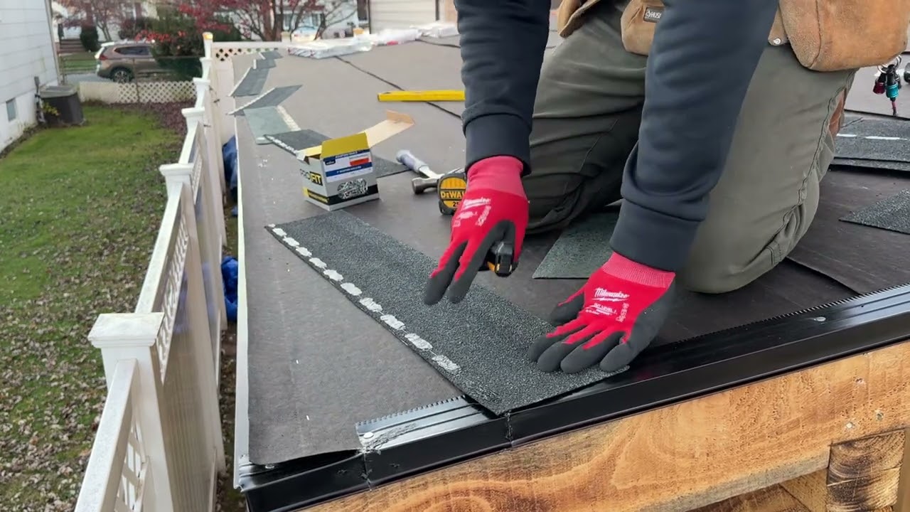 How to Install Asphalt Shingles on a Shed Roof - Lean To (Full Process) - Sauna build Part 3.5