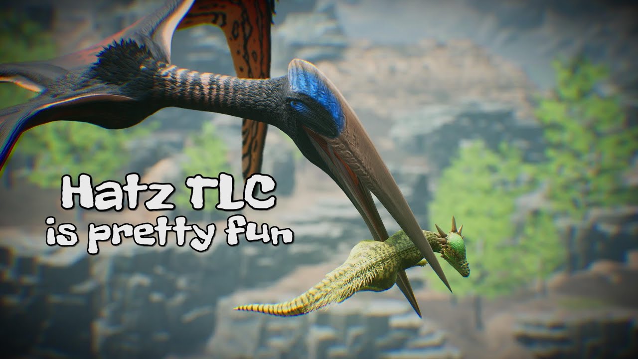 Path of Titans - Goofy Hatz TLC is Pretty Fun
