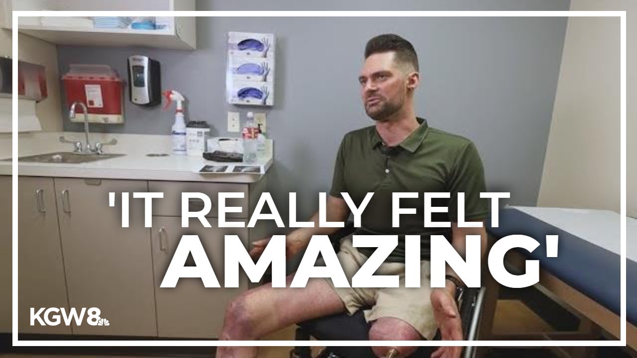 Groundbreaking surgery allows patient with double amputation to walk again