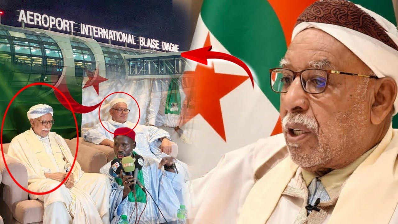 🛑Retour sur l’accueil solennel du Khalife Mondial de la Tidjaniyya à l’AIBD : Ch. Sidi Ali Bel Arabi
