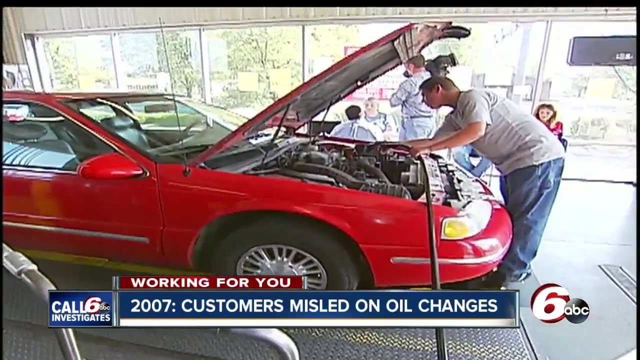 Hidden camera investigation got to the bottom of customers being misled on oil changes in 2007