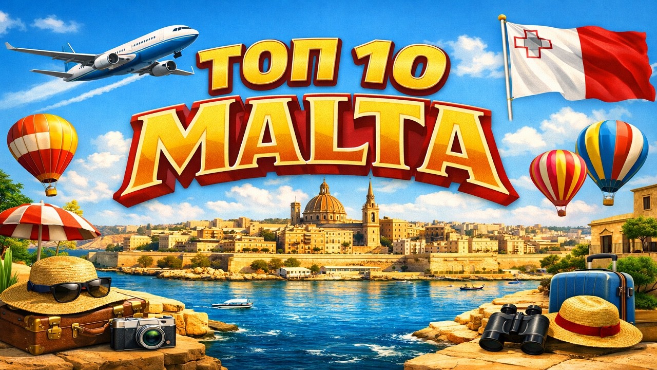 Топ-10 | МАЛЬТА: Удивительные места