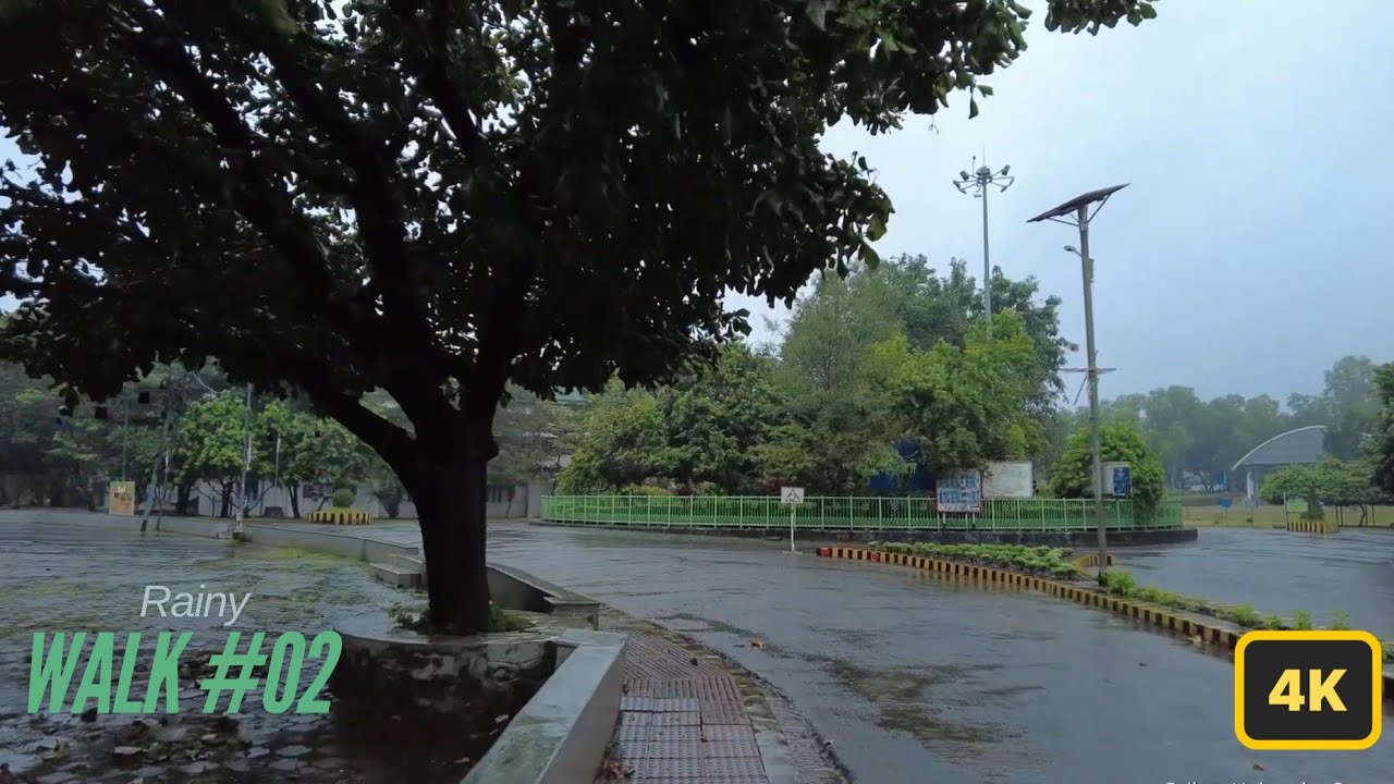 Walking stories | Calicut University Campus - Rainy Day Walk.