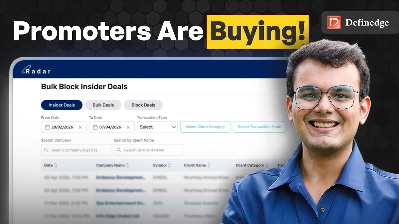 How to Track Promoter Buying, Insider Trades & Block Deals (Step-by-Step)