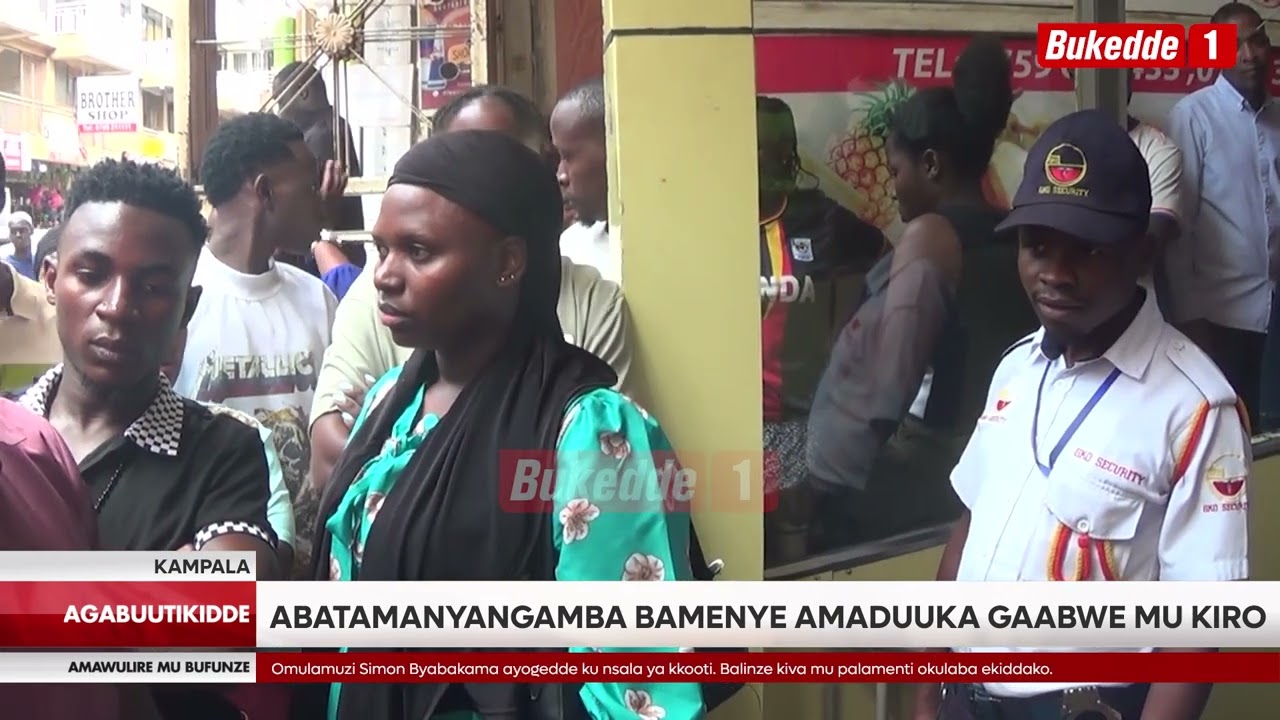 Agabuutikidde: Abasubuuzi ku kizimbe kya Capital Center basanze abazigu baamenye amaduuka gaabwe.
