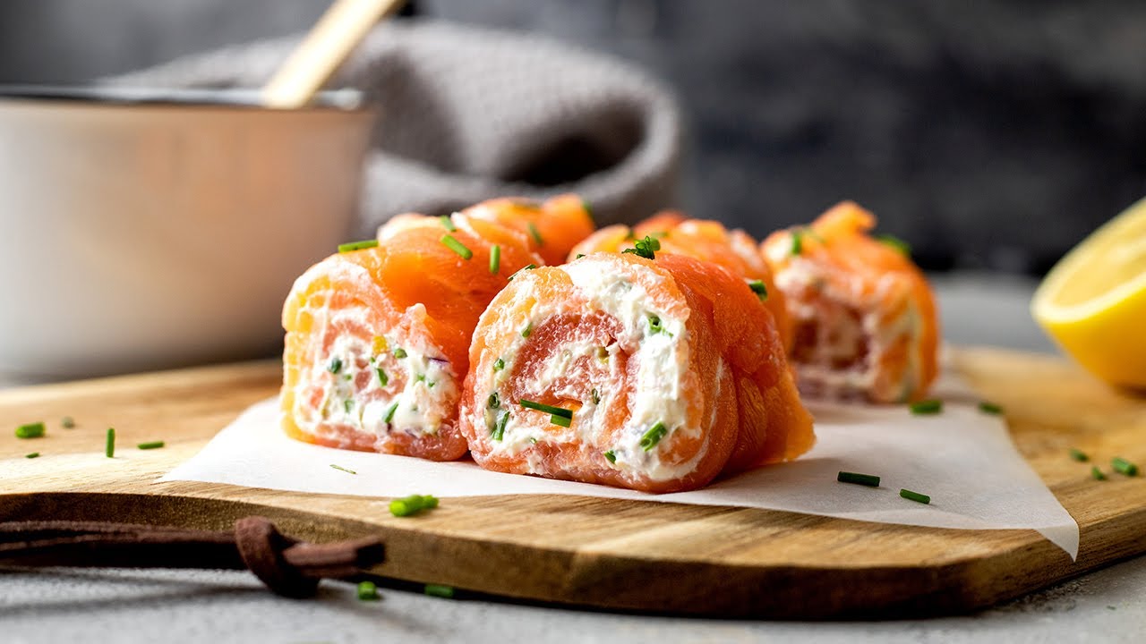 Easy Keto Salmon Rollups [Fast Low Carb Lunch]