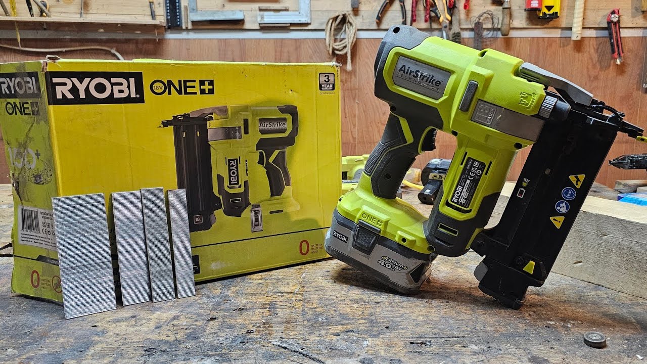 RYOBI R18GN18-120S 18V Çivi Çakma Tabancasının İncelemesi ...