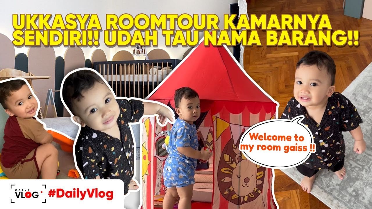 UKKASYA ROOMTOUR KAMARNYA SENDIRI !! UDAH KENAL SAMA NAMA NAMA BARANG | #DailyVlog