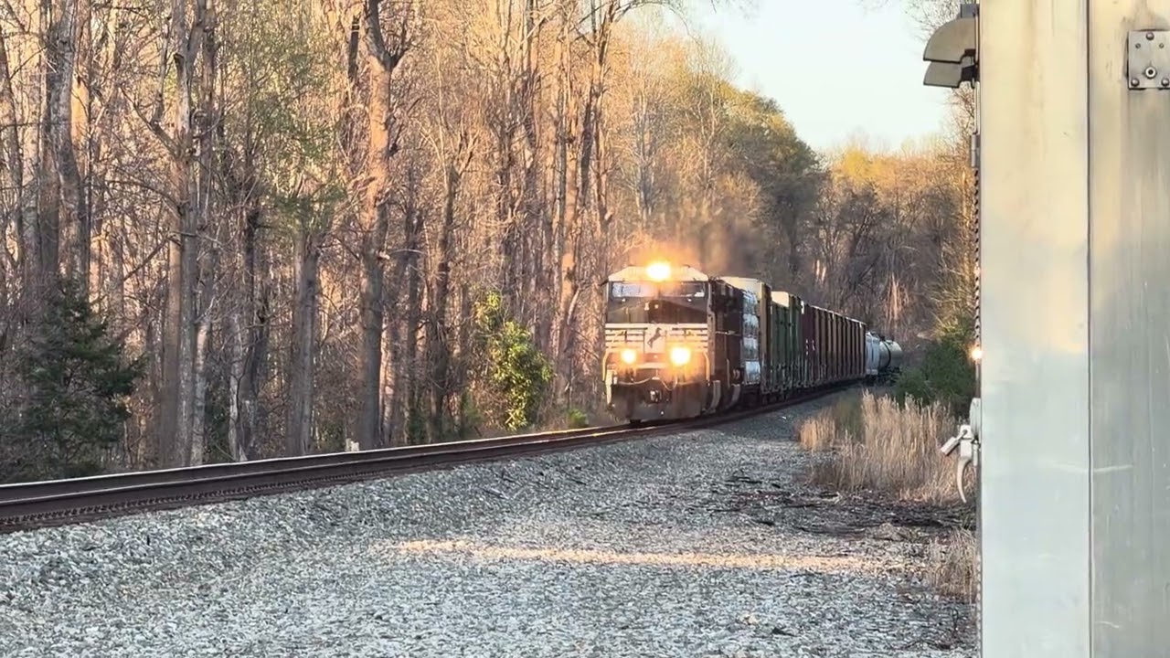 Norfolk southern 4283 DC to AC and NS 1206 sd70ACe mixed freight fly's by Eagle RD Cramerton Nc