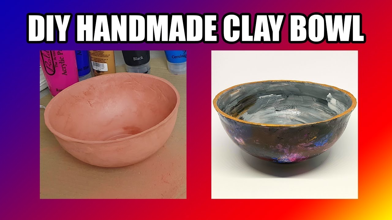 DIY AIR DRY CLAY BOWL