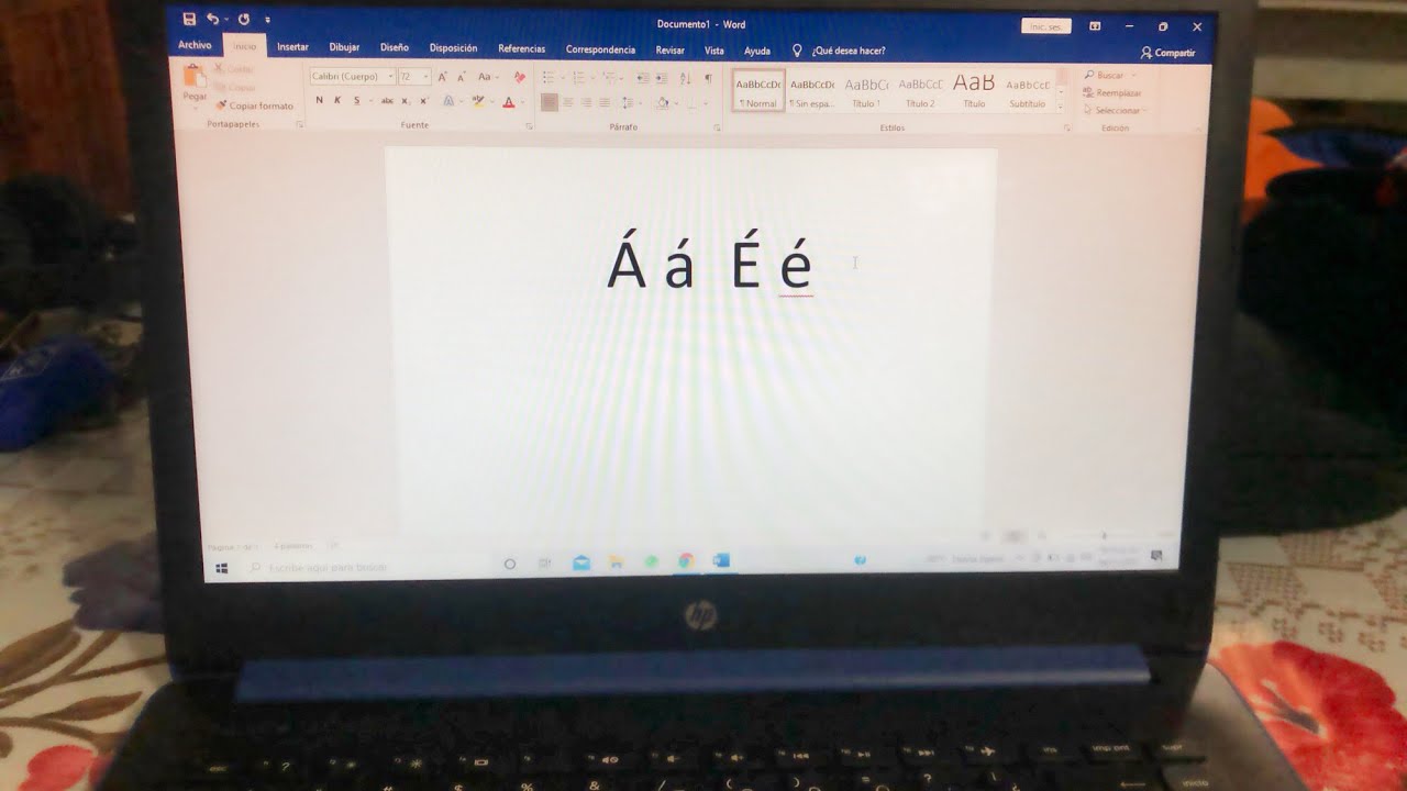 Como poner una Tilde/Acento en Word  F&Aacute;CIL Y R&Aacute;PIDO