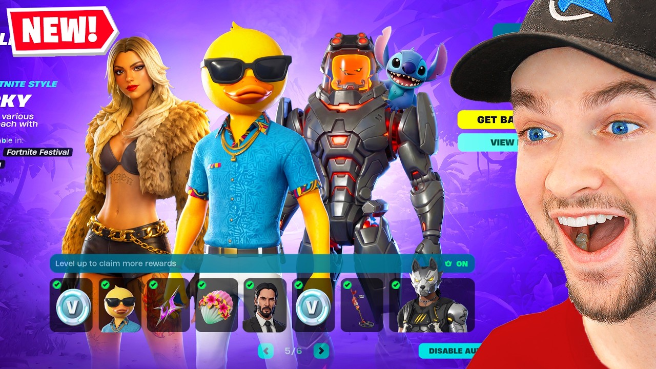 *НОВЫЙ* Боевой пропуск 3-го сезона Fortnite представлен!