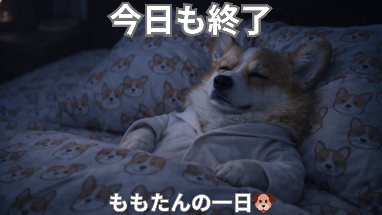 ももたんの一日｜朝から夜まで、ただの日常