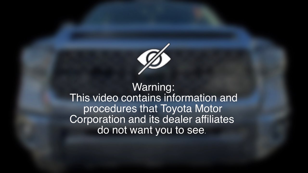 Самостоятельная замена трансмиссионной жидкости в Tundra.