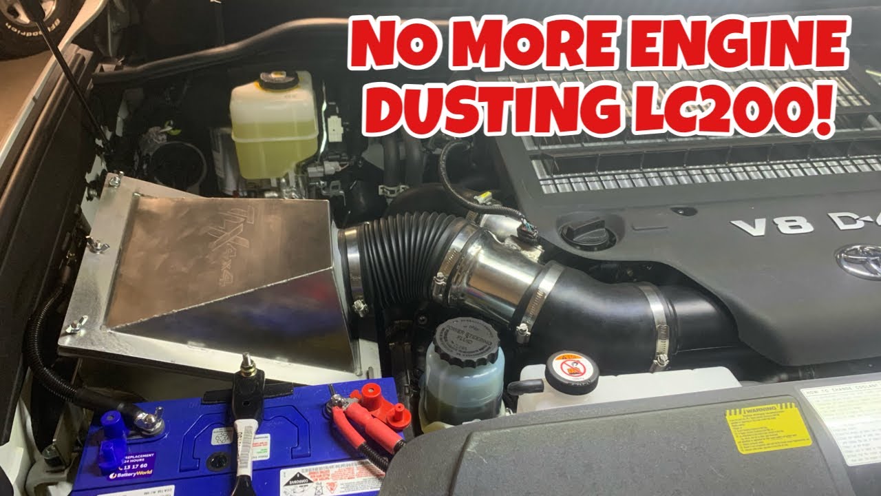 CUSTOM AIRBOX INSTALLATION | NO MORE ENGINE DUSTING | MOONLIGHT FAB | 2021 LC 200 SERIES BUILD EP 4
