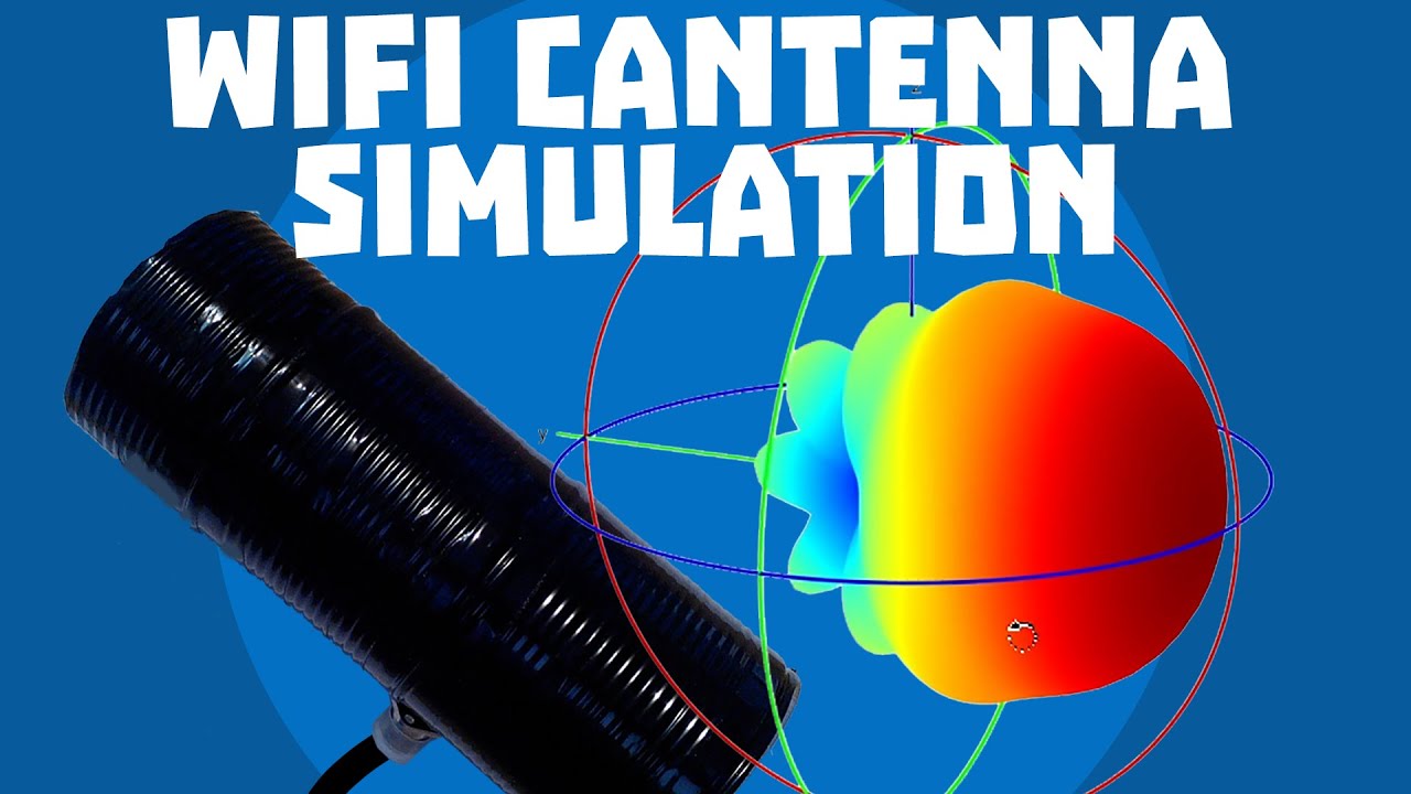 Wi-Fi Cantenna Basic Simulation