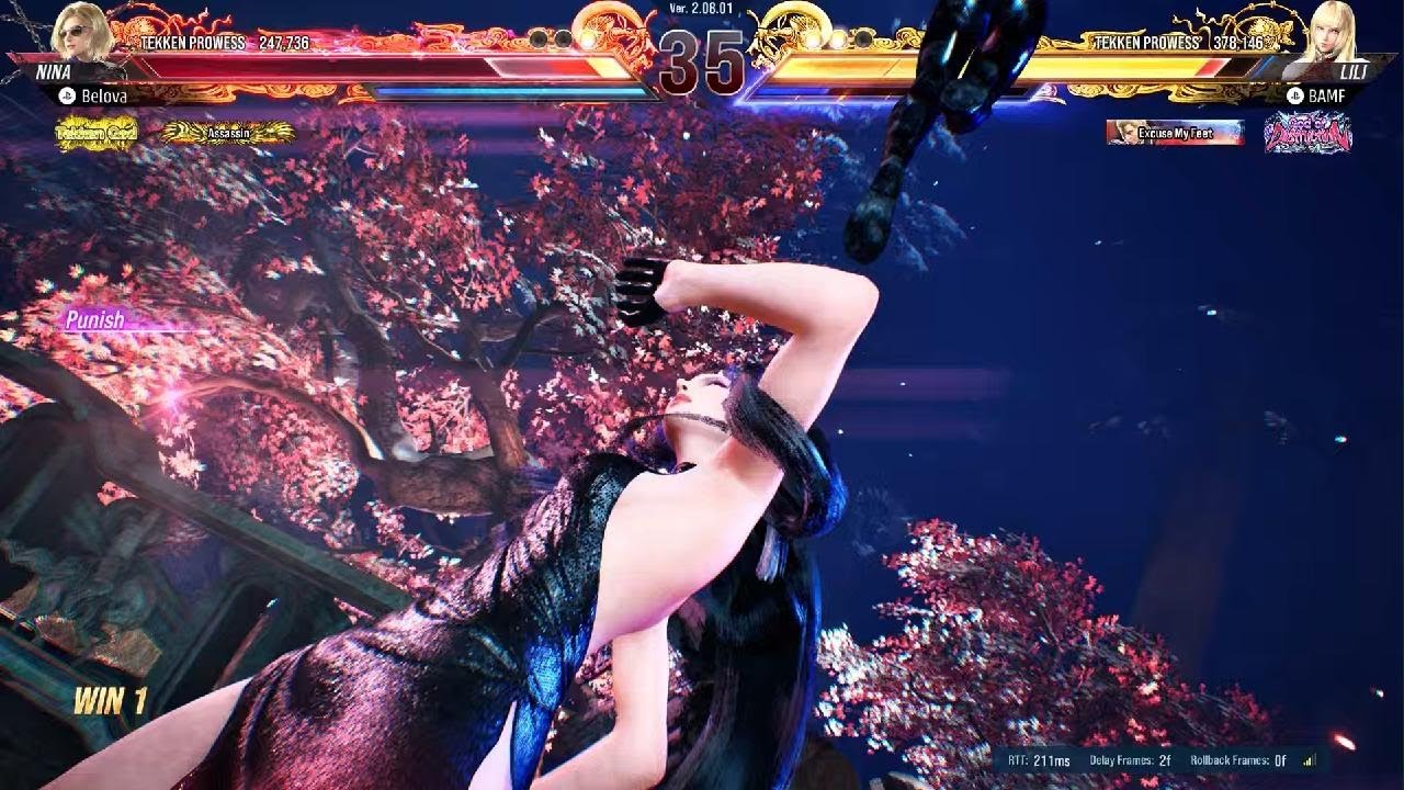 TEKKEN8 Nina Williams vs Lili