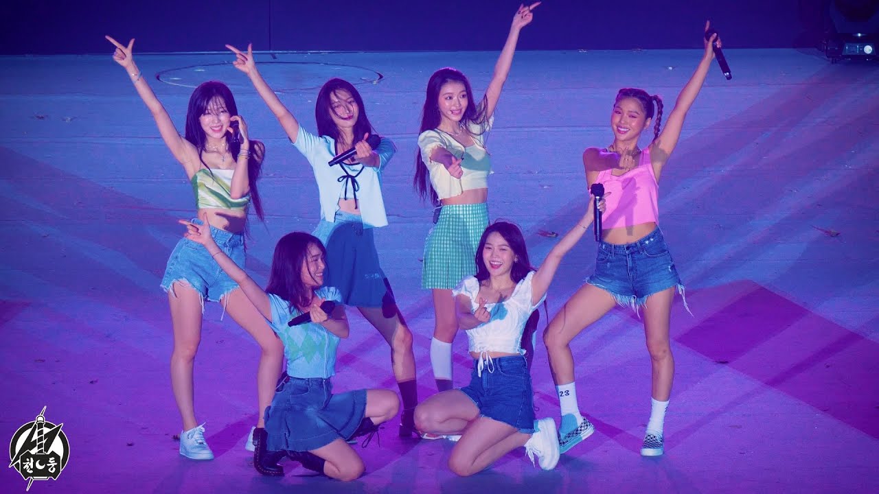 오마이걸 '공연 No Cut Full Ver.' OhMyGirl (220715) Fancam By 천둥