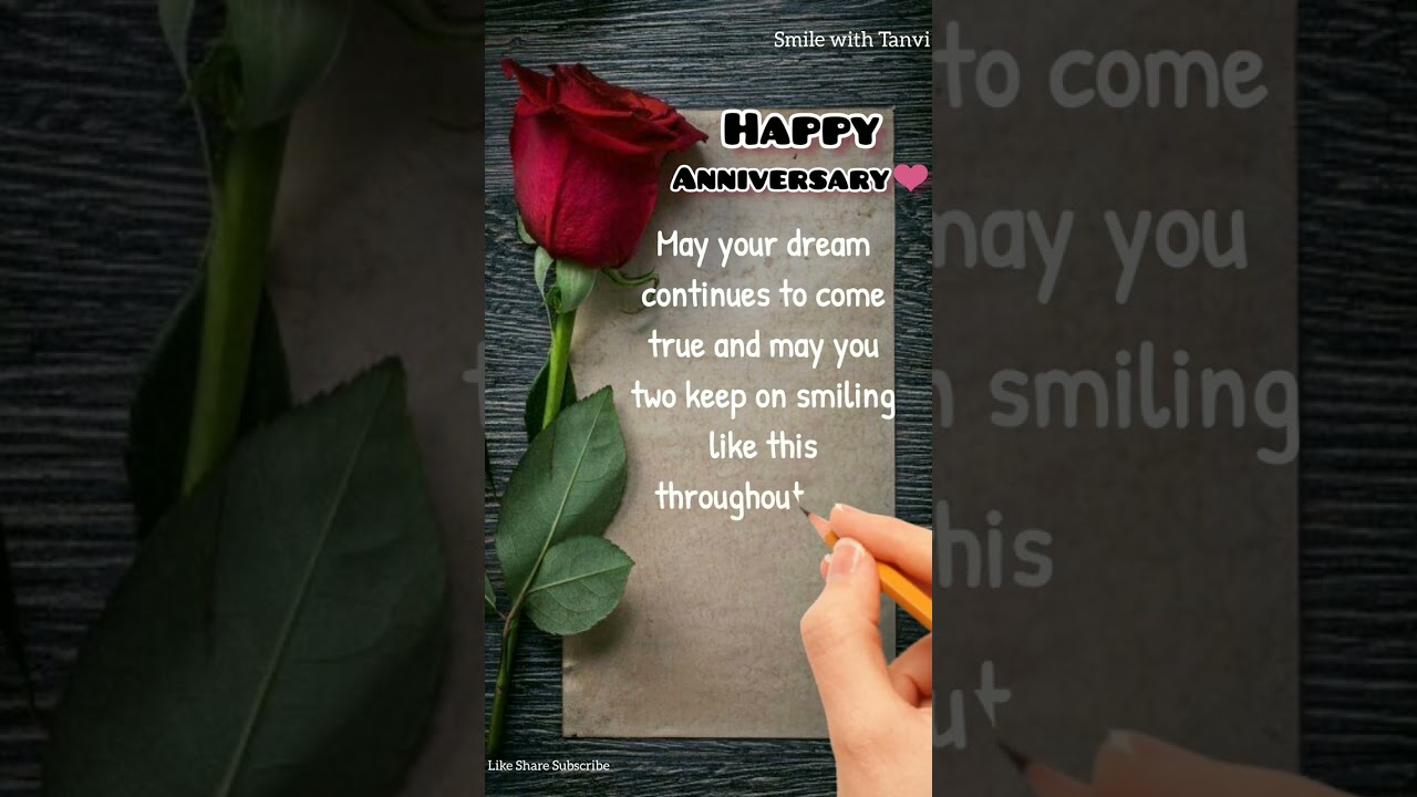 Happy 1st Anniversary Wishes  | wedding anniversary wishes #shorts #happyanniversary #anniversary