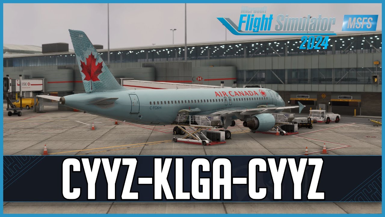 PC Stress Test | 9800X3D/5080 | Real World Air Canada OPS | Toronto - LaGuardia | VATSIM