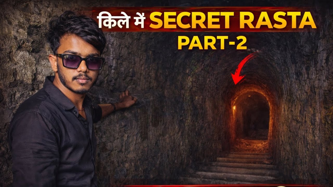 किल्ले के अंदर छुपा हुआ सीक्रेट रास्ता 😱Exploring a Hidden Secret Tunnel in the Fort | Part 2
