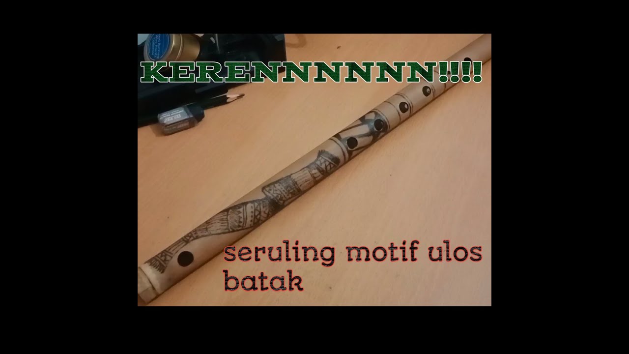 Seruling gorga ulos batak. #diy #pyrograph