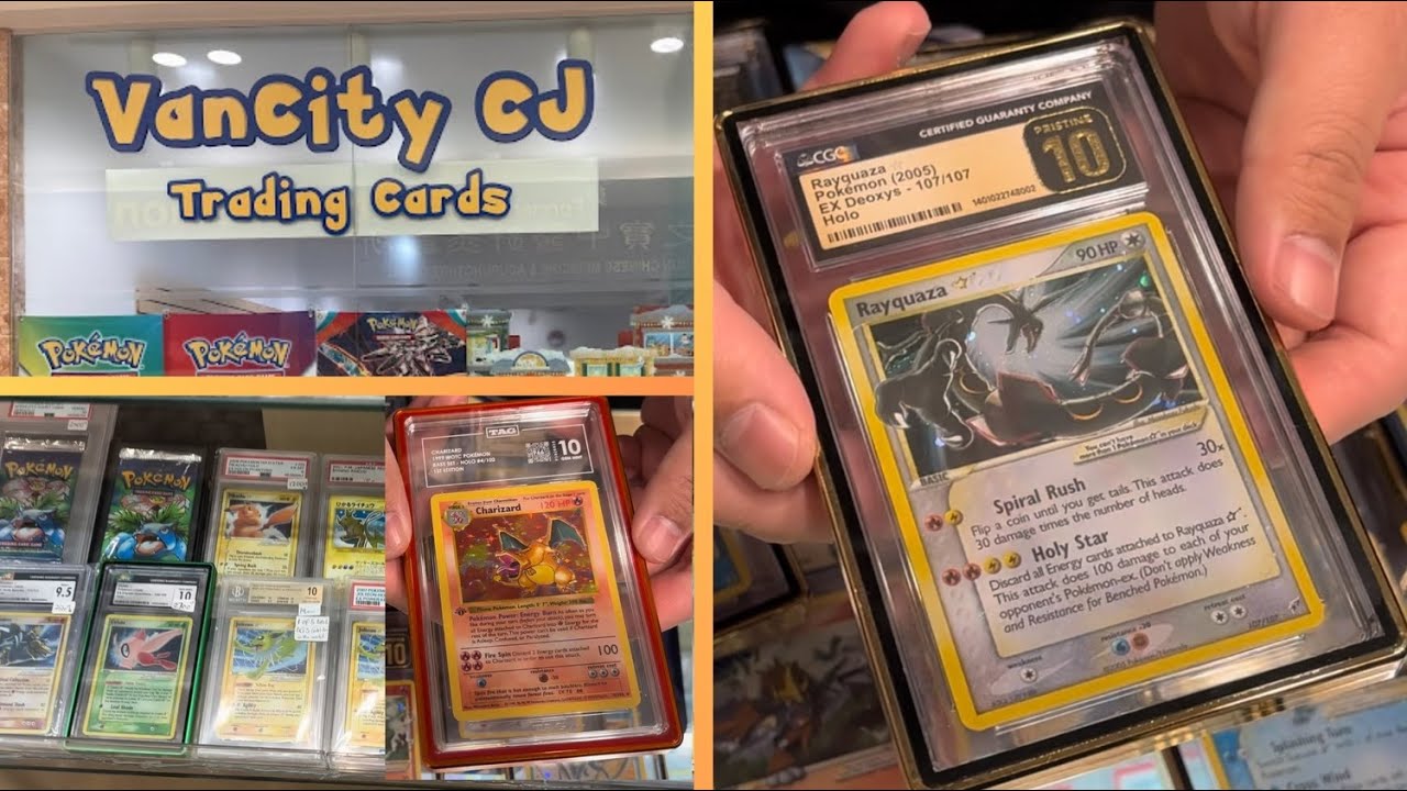 Top Pokemon Card Shop Tour (Vancouver, Canada) + Insane Collection Viewing