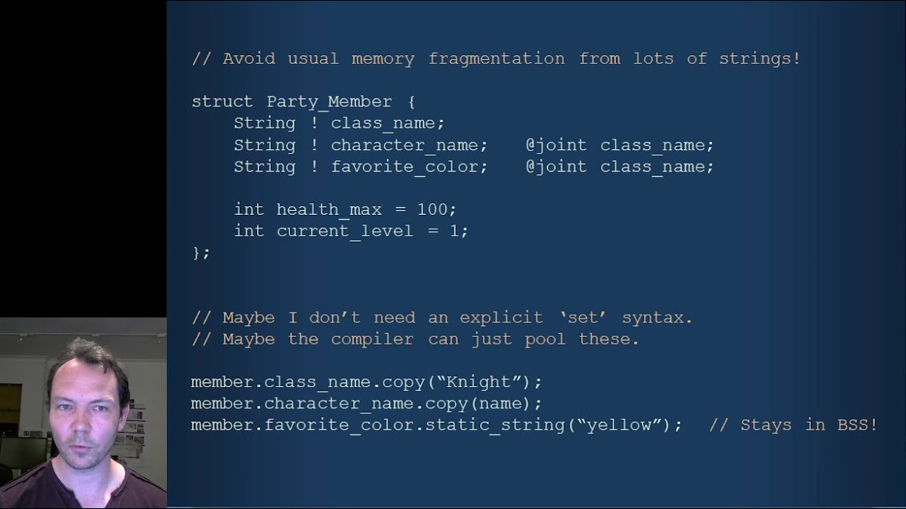 Ideas about a new programming language for games.