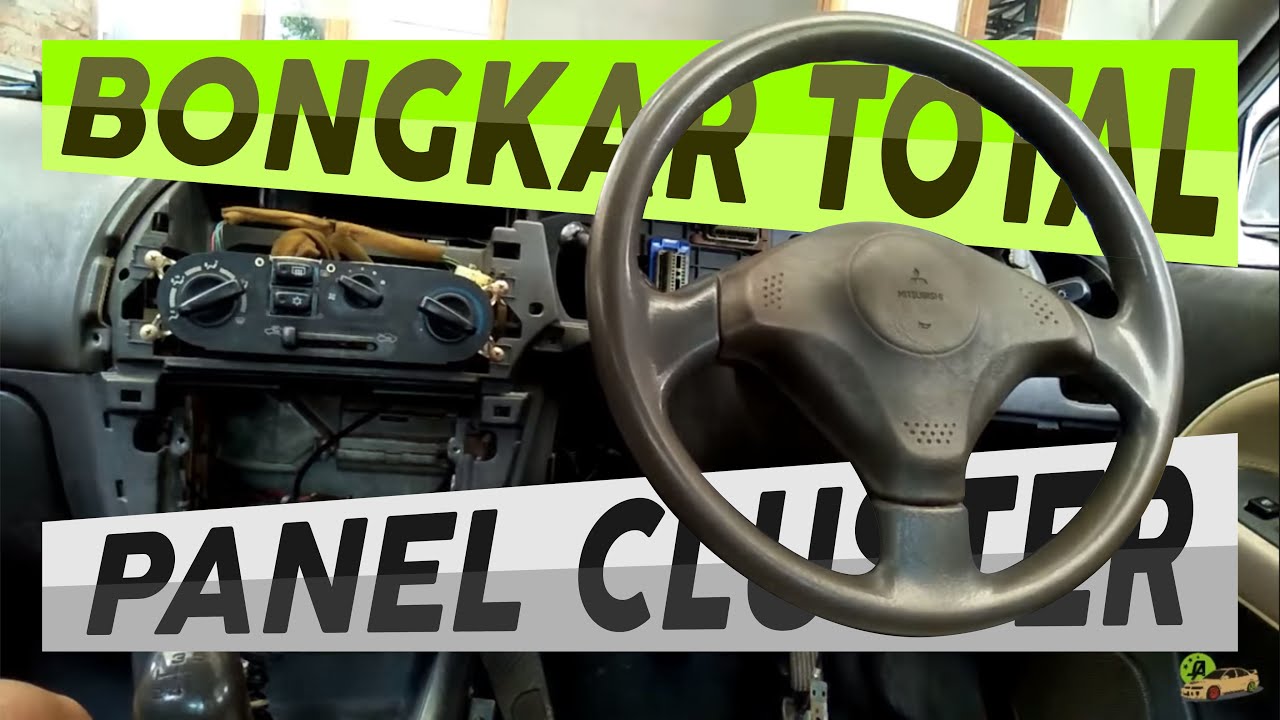 Tutorial Lepas Panel Dashboard Kisi-Kisi AC Tengah Mitsubishi Lancer CK4