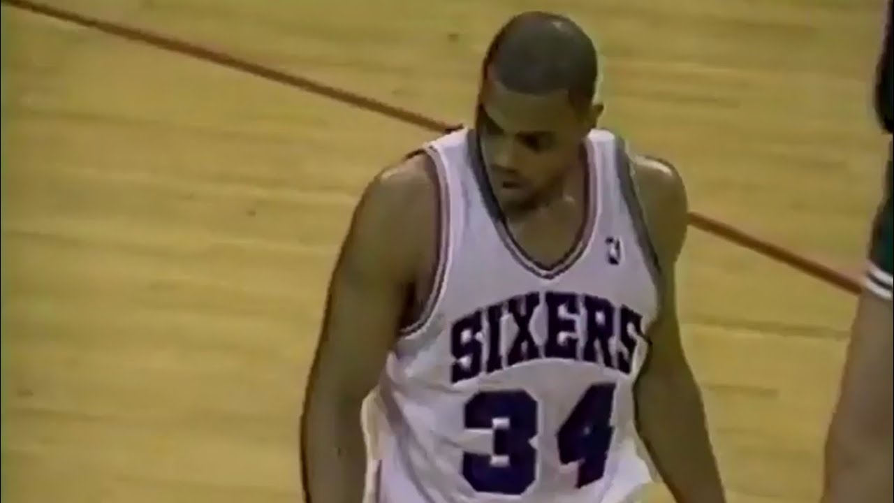 Charles Barkley 28pts/18rebs/6asts/3stls/4blks vs Celtics (1987)