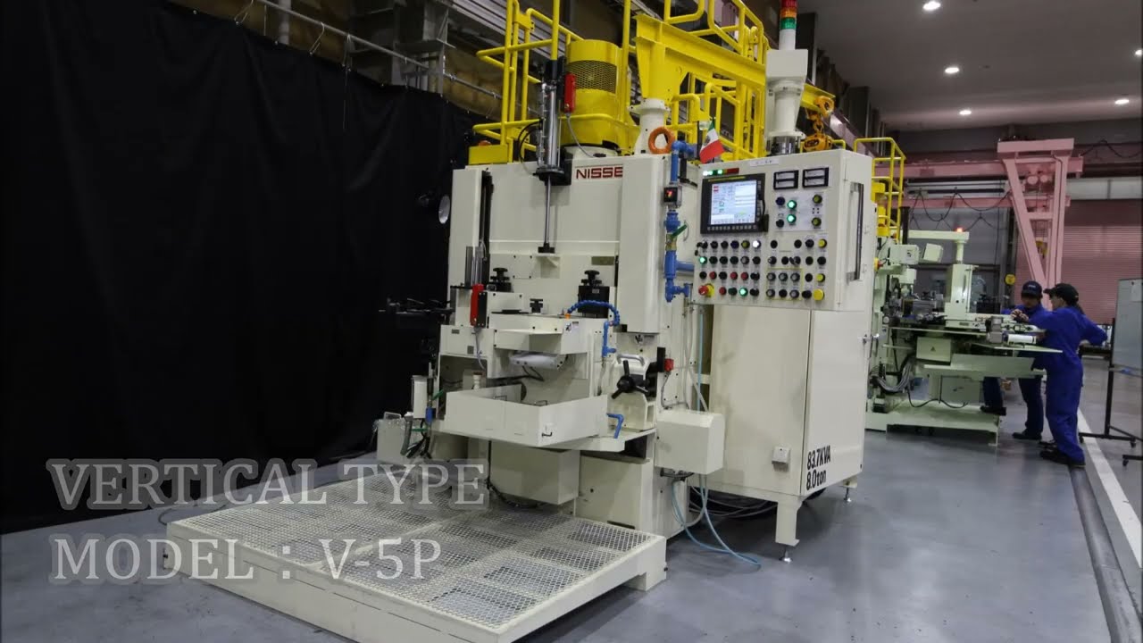 Nissei V-5P Rotary Carrier Vertical Double Disc Grinding Machine
