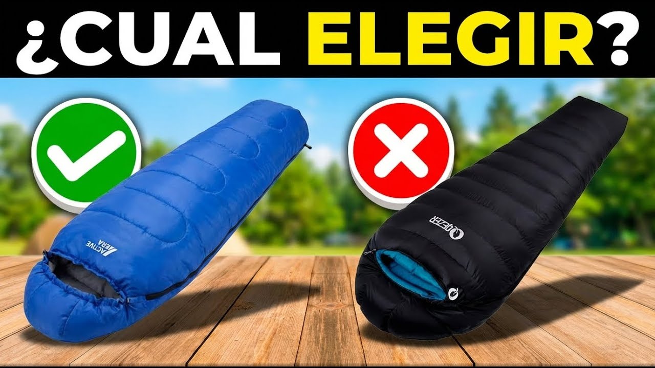 ✅ Los 5 MEJORES SACOS de DORMIR 2026 | SACOS de DORMIR AMAZON Calidad Precio