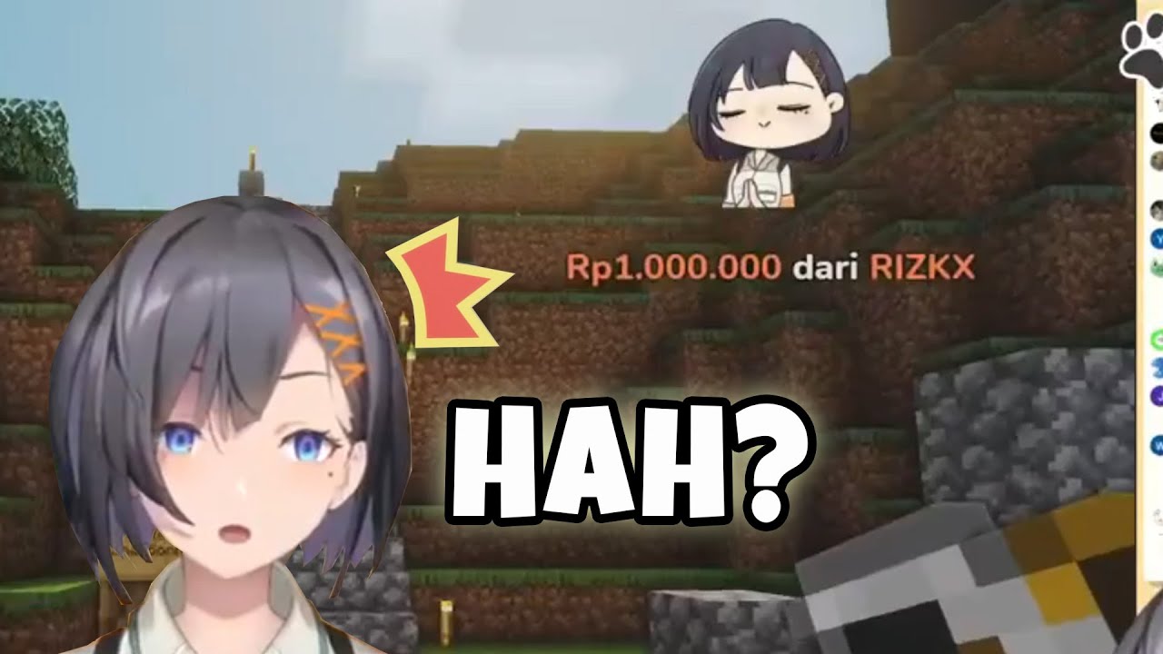 Teh Siska Bengong Disawer 6 JUTA RUPIAH Sama Lord RIZKX | Nijisanji ID