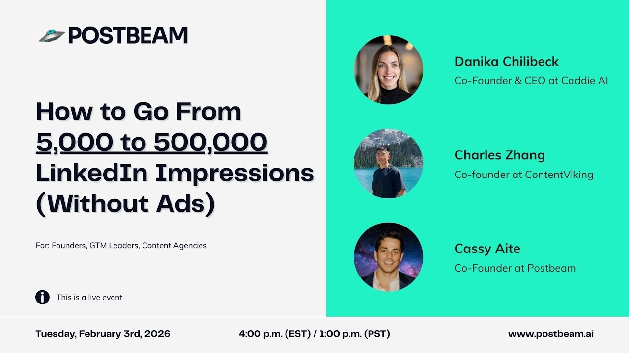 How to Go From 5,000 to 500,000 LinkedIn Impressions (Without Ads)