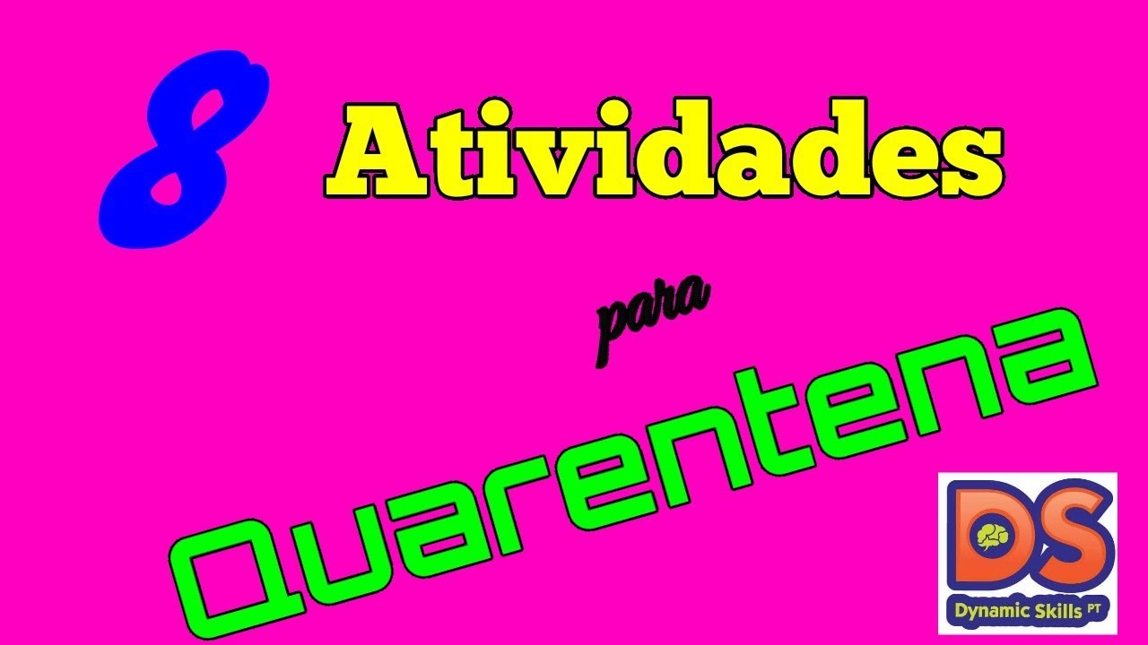 8 atividades incríveis para crianças durante a quarentena. Vai ficar tudo bem. Força!