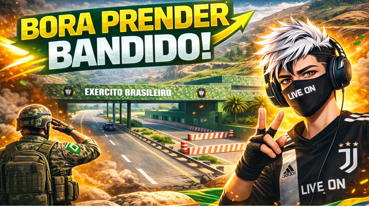 🚨 AO VIVO: 🪖 EB NA RUA! Bora Prender Bandido no GTARP 👀🔥