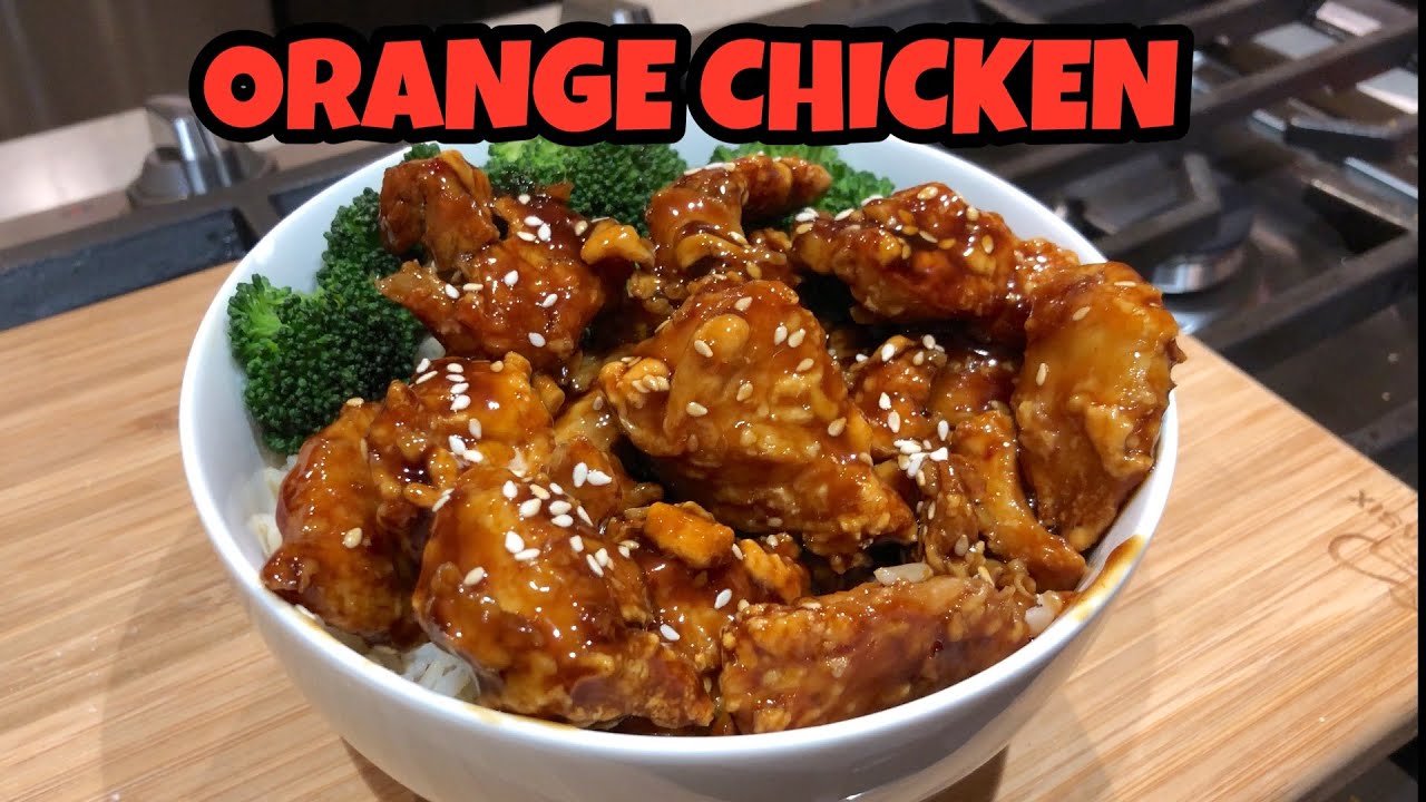 Orange Chicken using Air fryer (or deep fried) | Easy Take out Recipe