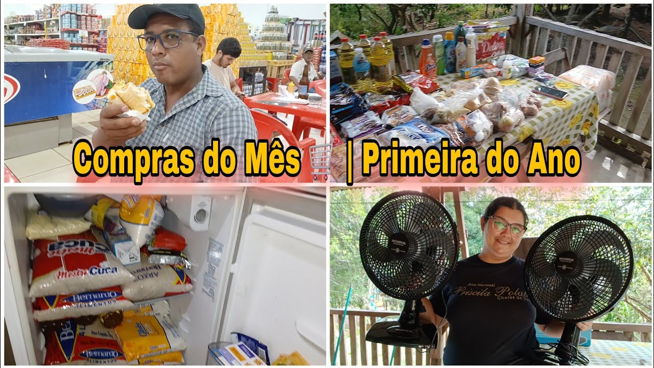 🛒 Compras do Mês | A Primeira Compra do Ano – Tudo o Que Comprei na Cidade