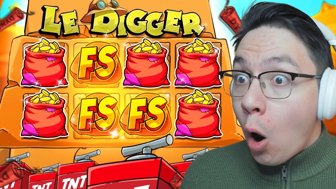 HUGE 5 SCATTER STREAK (BOOSTED SESSION) on NEW Le Digger SLOT!!!