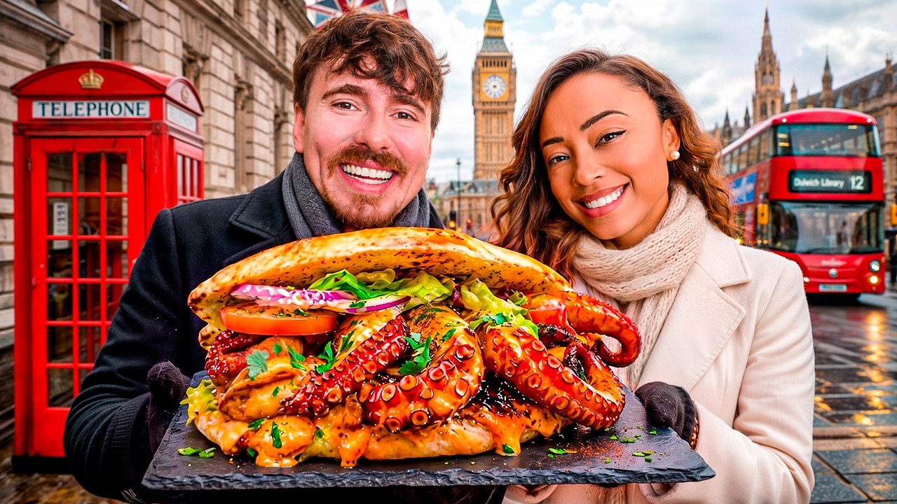 24 HORAS COMENDO COMIDA DE RUA NA INGLATERRA