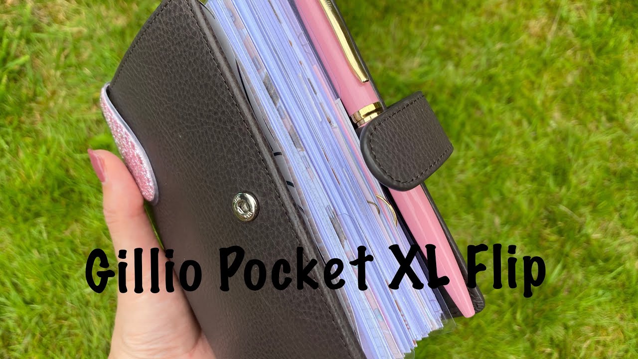 Gillio Pocket XL Flip August 2020 // Pink Planner Girl