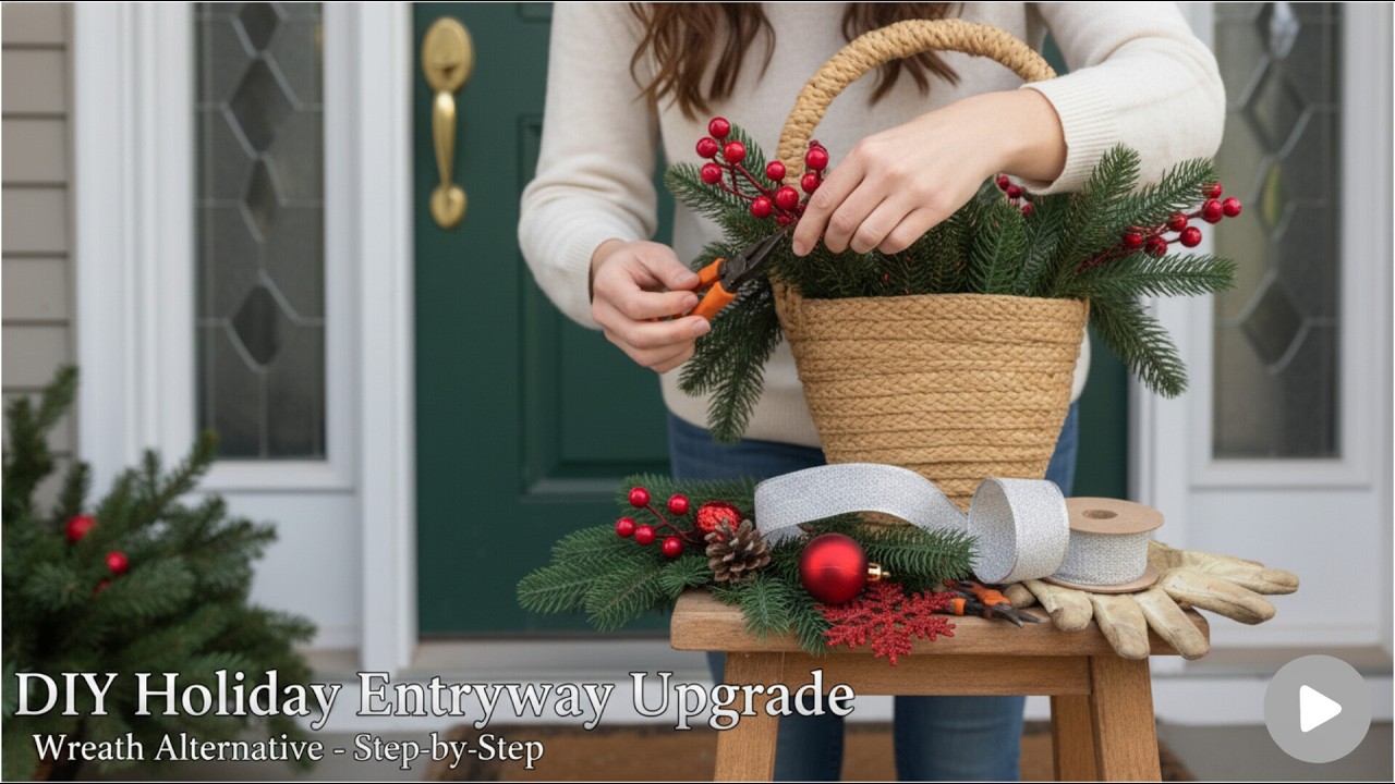 Забудь о Рождественском Венке! 🚪🎄 В этом году твои двери удивят всех!