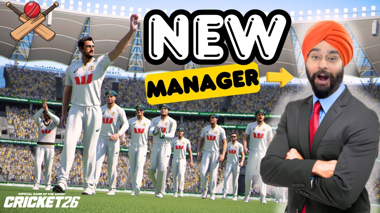 Cricket 26 – I Became Manager of Australia! Management Career Mode EP 1 🔥🏏