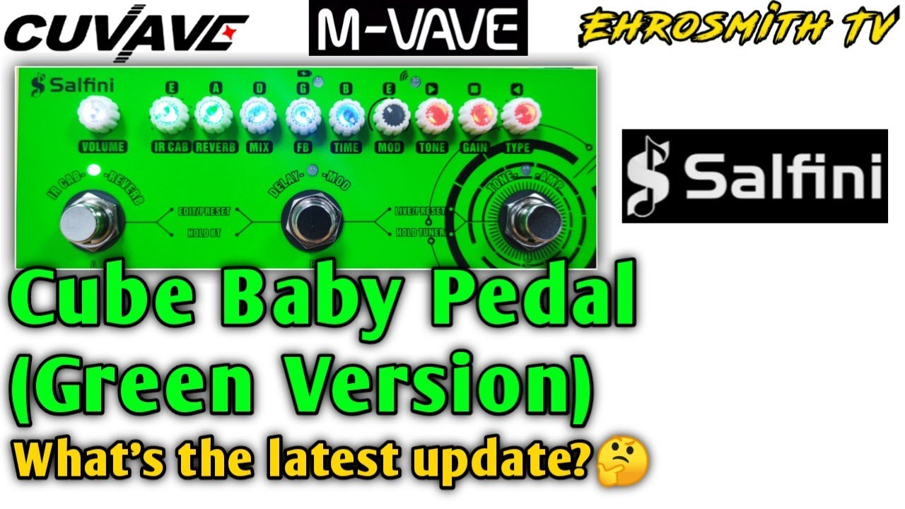 Cube Baby Green Version | How to Record on Cube Baby Green Pedal | Salfini Cube Baby Green Pedal