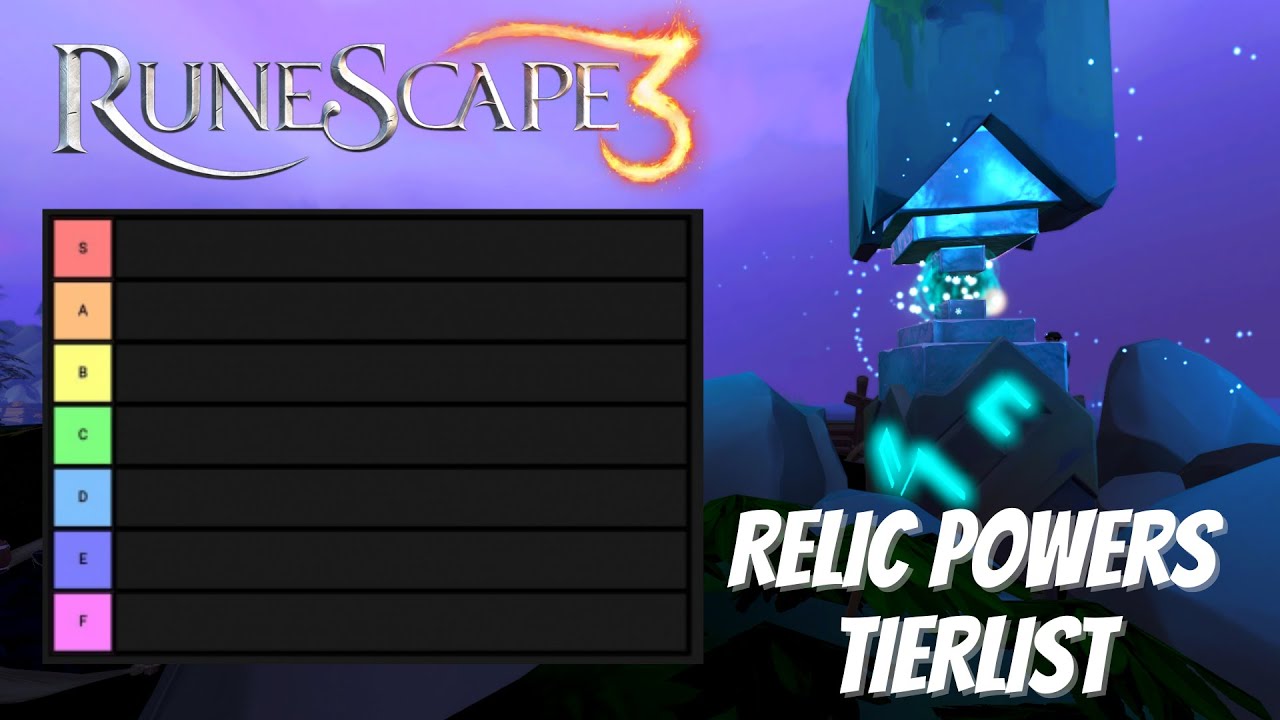 Archaeology Relic Powers - TIERLIST - RuneScape 3 (2021)