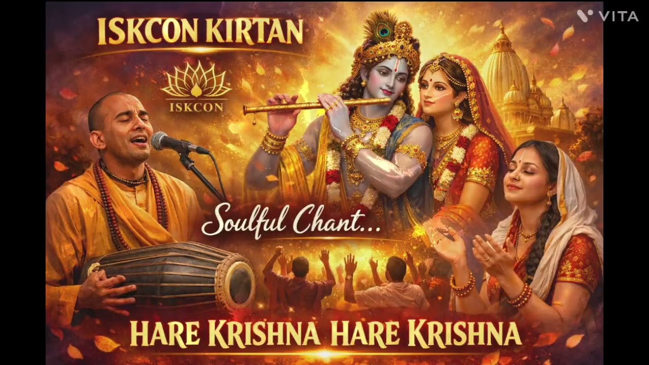 Hare Krishna Maha Mantra | Soulful ISKCON Kirtan | Divine Chanting for Peace & Positivity #iskcon