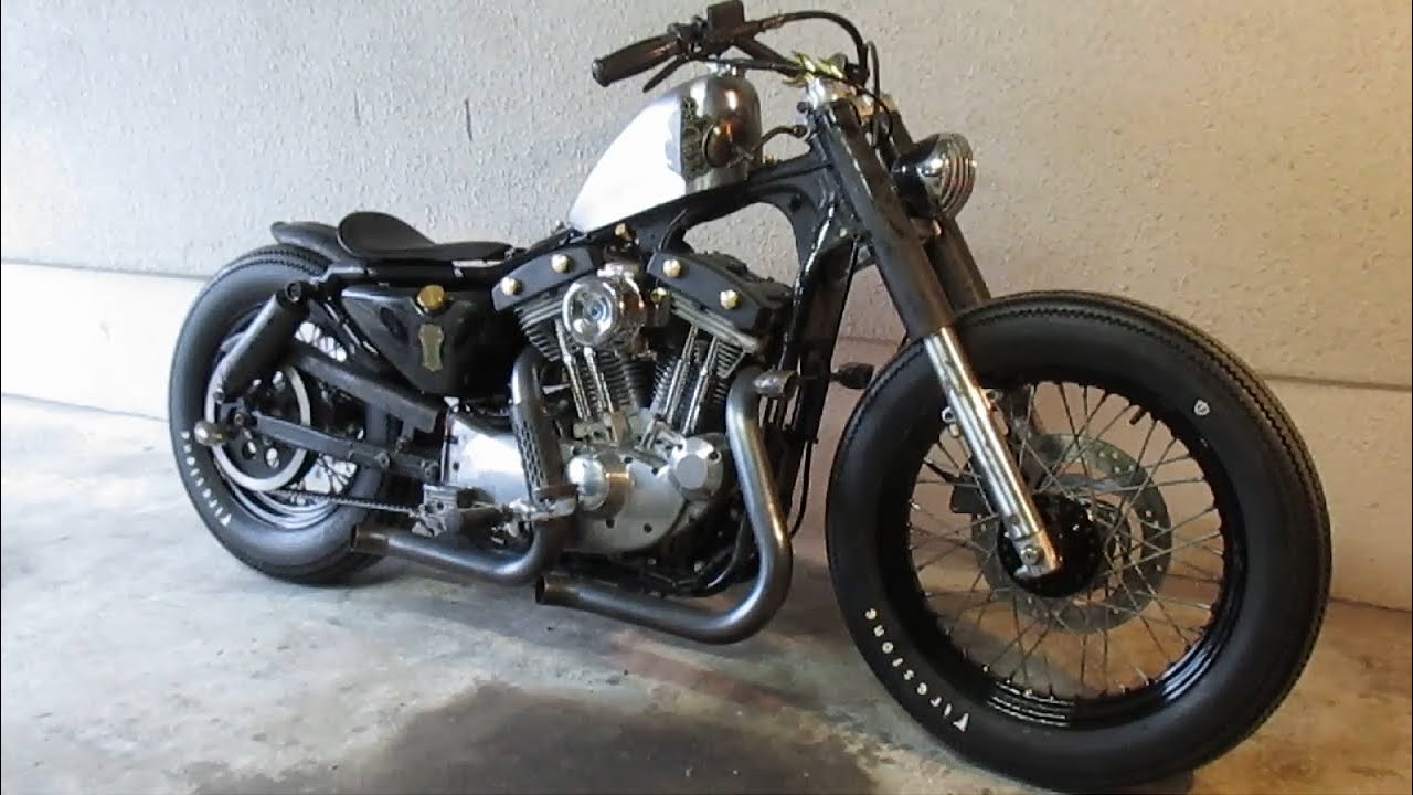 Harley Sportster Old School Semi-Rat Bobber Custom