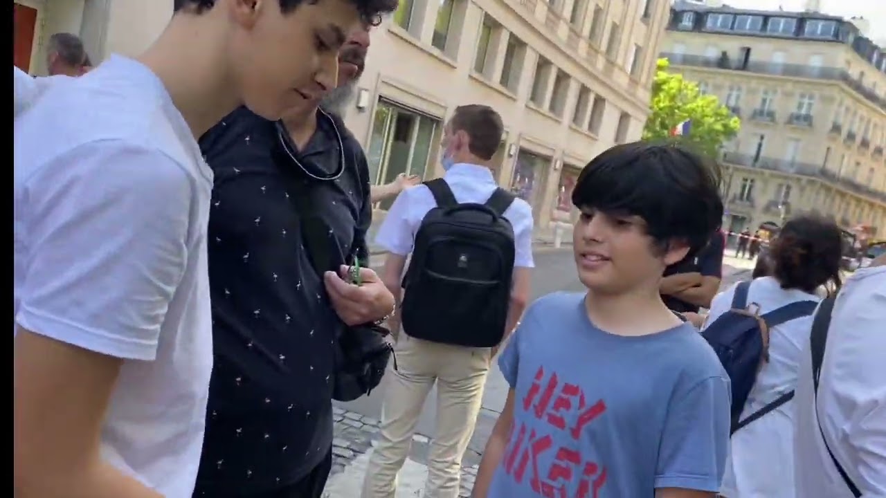 MILITARY PARADE IN PARIS JULY 14