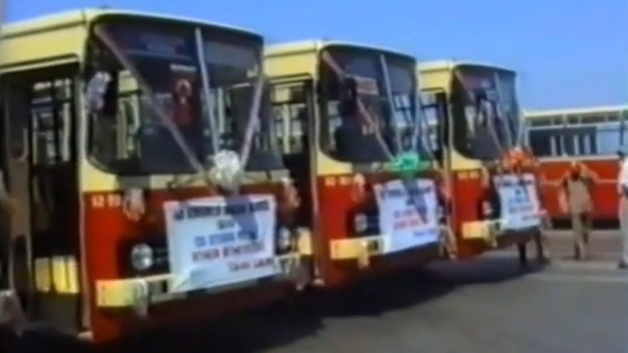 [1992] Ikarus 280 Hizmete Giriş Törenleri | İzmir Ulaşım Arşivleri